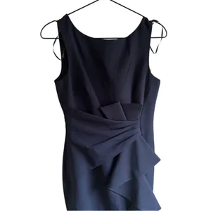 Eliza J Ruffle Front‎ 2 Navy Blue Gown thumbnail 4