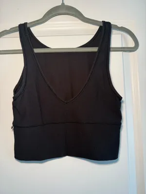 Lululemon Power Pivot Tank Ribbed Black thumbnail 5