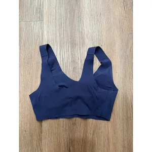 Aerie Smoothez Navy Blue‎ Seamless Bralette Molded Cup Scoop Neck Womens XS thumbnail 2