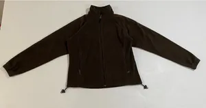 Columbia Brown Zip-Up Fleece Jacket Women’s Medium Outdoor Essential thumbnail 1