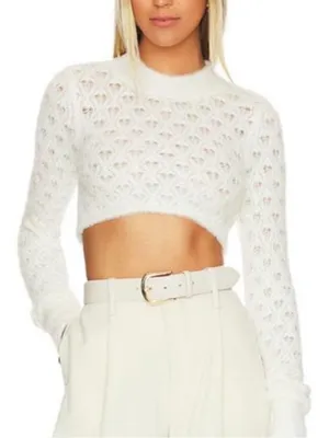 For Love & Lemons Katana Crop Sweater thumbnail 1