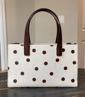 Ted Baker The Icon Suricon Small Polka Dot Top Handle Tote Bag thumbnail 1