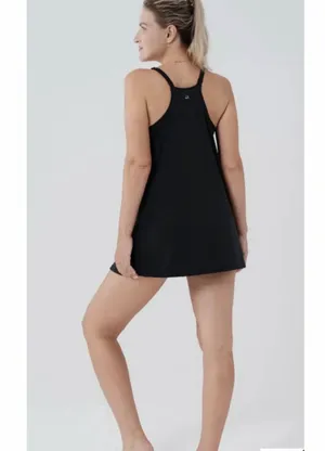 NEW Black Breezy-Comfort Mini Maternity Dress Romper thumbnail 3