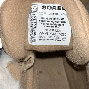 Sorel Ona‎ Ave Waterproof Fur Winter Boots Tan Womens 10.5 NL5137-226 thumbnail 8