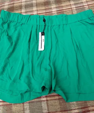BCBG Bright Green Athletic Shorts with Elastic Waist thumbnail 1