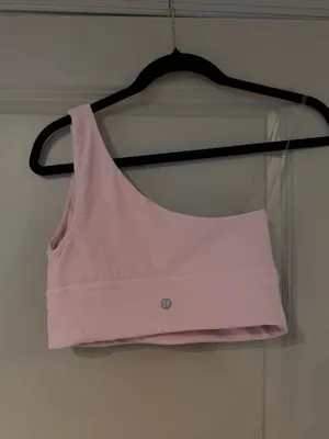 Pink Lululemon one shoulder align tank 6 thumbnail 3
