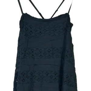 NWT Free People Shailee Dress Womens M Black Eyelet Ruffle Tiered Cottagecore thumbnail 3