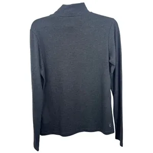 Kuhl Women's Gray Ribbed Long‎ Sleeve Mockneck Top Knit Shirt Hiking Outdoors thumbnail 4