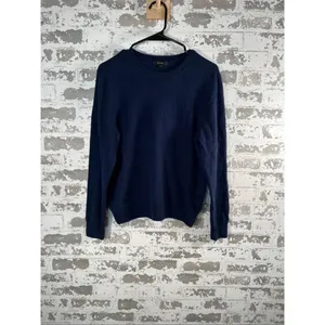 Quince | women cashmere navy blue crewneck sweater thumbnail 8