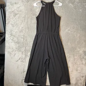 Athleta Black Sol Wide Leg‎ Romper Jumpsuit Size 2 thumbnail 6