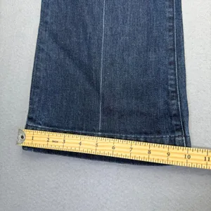 7 For All Mankind dojo Wide Leg Flare Jeans Dark Wash Blue U115J470S Size 27 thumbnail 6