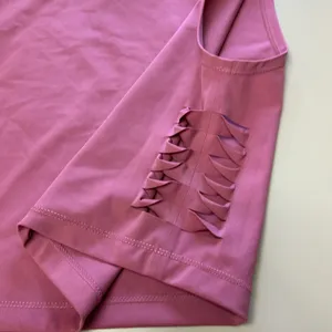 Nike Pro Dri Fit Neck Crop Top Cut Out on Sides thumbnail 4