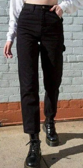 Ariana Painter Pants Jeans Black thumbnail 1