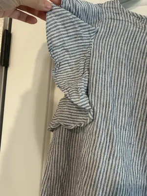 J.Crew Striped Linen Blend Top thumbnail 6