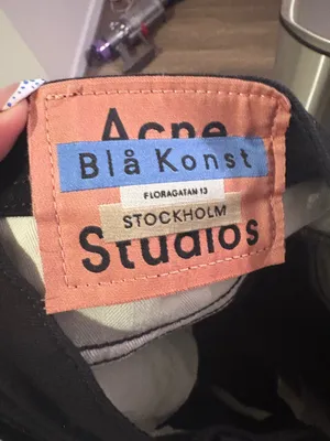 Acne Studios Bla Konst Floragatan 13 Stockholm Button Fly Jeans thumbnail 3
