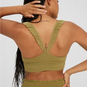 OFFLINE By Aerie Real‎ Me Xtra Ruffle Sports Bra thumbnail 2