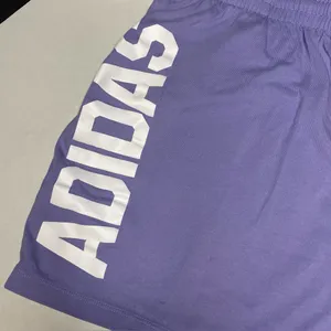 Adidas Streetball Shorts Lavender Purple Womens Sz XL Elastic Waist Drawstring thumbnail 2