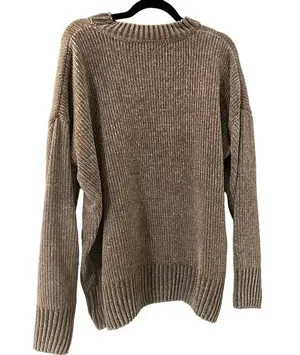 Zenana Outfitters Chenille Mock Neck Sweater Size Medium Soft P:ullover Fall thumbnail 2