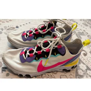 Nike React Element 55 Hyper Pink 2019 Women Size 6.5 Activewear Athleisure thumbnail 3
