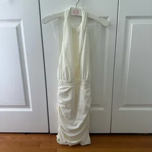Urban Outfitters Tiger Mist Not Your Girl Dress in White thumbnail 2