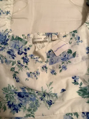 Altar'd State Dress Floral Blue thumbnail 2
