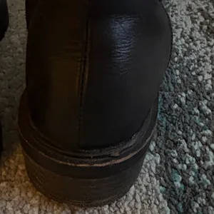 Zara Black Ankle Boots with Chain Accents thumbnail 9