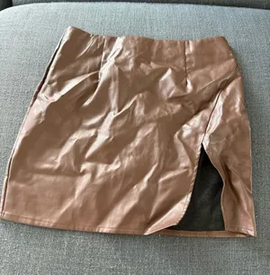 Lulus Brown Leather Mini Skirt thumbnail 1