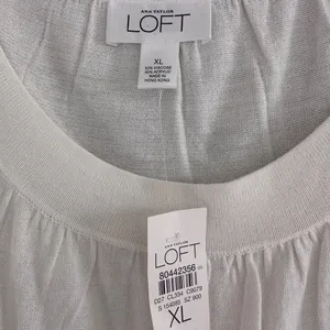 Ann Taylor Loft Fine Gauge Knit Sweater Neck Elastic Waist thumbnail 4