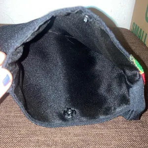 Handmade Artisan Black & Floral Asian Purse thumbnail 7
