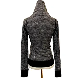 Lululemon Be Present Jacket Coco Pique Black 2 thumbnail 9