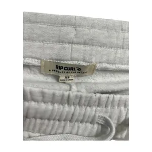 Rip Curl Surf Sweatpants Womens XS Gray Jogger Striped Logo Fleece Lounge Retro thumbnail 3