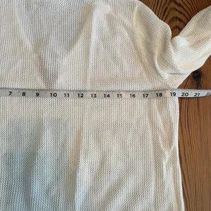 House of Harlow 1960 White Mesh‎ Swim Cover Up Mini Dress Boho Peasant Heavy M thumbnail 5
