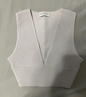 Aritzia Babaton Tank Sculpt Knit Crop thumbnail 1