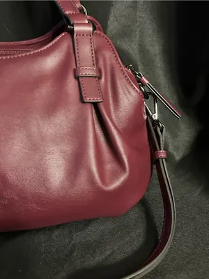 Simply Vera Vera Wang Women’s Quilted Burgundy Satchel thumbnail 5