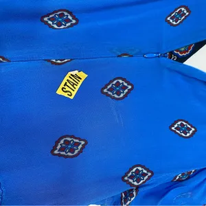 FARM Rio Anika Tiles Blue Maxi Dress Size XS thumbnail 8