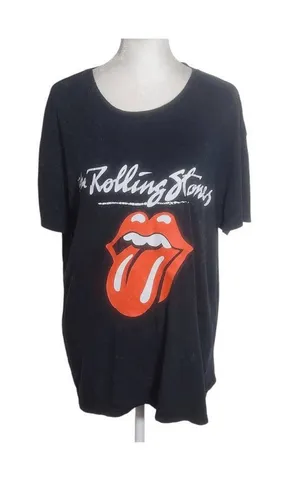 The Rolling Stones Black Short Sleeve Tee Size Large Rolling Stones T-Shirt thumbnail 1