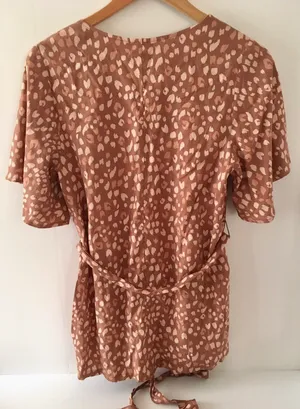 Maternity Blouse Tan thumbnail 3