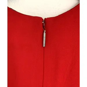 Jason Wu Sleeveless Knee Length Wrap‎ Dress in Red MRSP $495 thumbnail 4