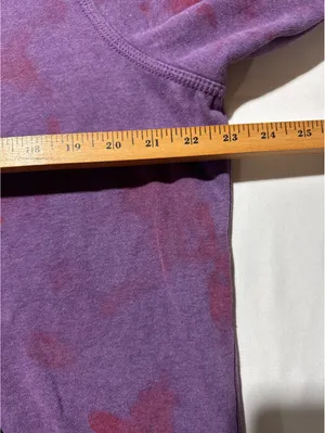 Carhartt XL Purple Tie-Dye Half-Zip Hoodie - Cozy Vibes Only thumbnail 6