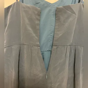 Madewell Silk Bordershine‎ Cami Dress in Teal Size 0 thumbnail 7