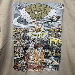 Green Day doookie On Tan T-Shirt XL thumbnail 2