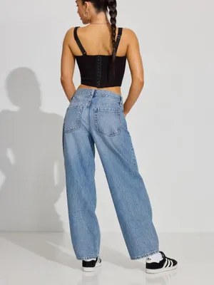 Garage Cotton High Rise Barrel Jeans Size 9/29 thumbnail 3
