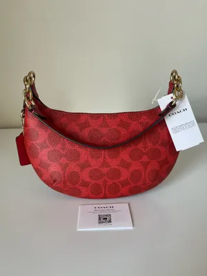 Coach Mini Payton Hobo In Signature Canvas thumbnail 2