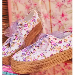 LoveShackFancy x Superga Platform Espadrilles Sz. 41.5 (US 10) thumbnail 1