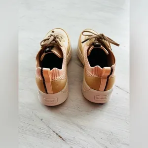 Sorel Ona 503 Low Top Platform Sneaker White Peach/ Nova Sand Size 7 NWOT $125 thumbnail 5