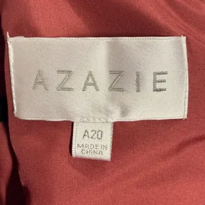 Azazie Rose Lace Bodice‎ Chiffon Skirt Maxi Dress Formal Evening Gown Size A 20 thumbnail 5