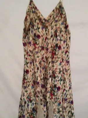Victorias Secret M Vintage Field of Flowers Floral Night Gown thumbnail 4
