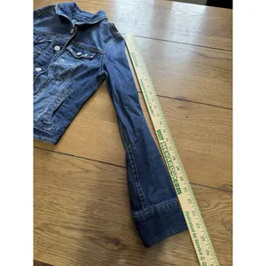 Aeropostale Women Size Small‎ Jean Jacket Denim Trucker Y2K Hippie Preppy City thumbnail 7