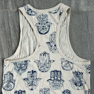 3/$15 LAST CHANCE! CHASER Hamsa Hand of Fatima Graphic Tank Top thumbnail 10