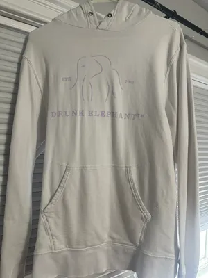 Drunk Elephant Hoodie White thumbnail 1